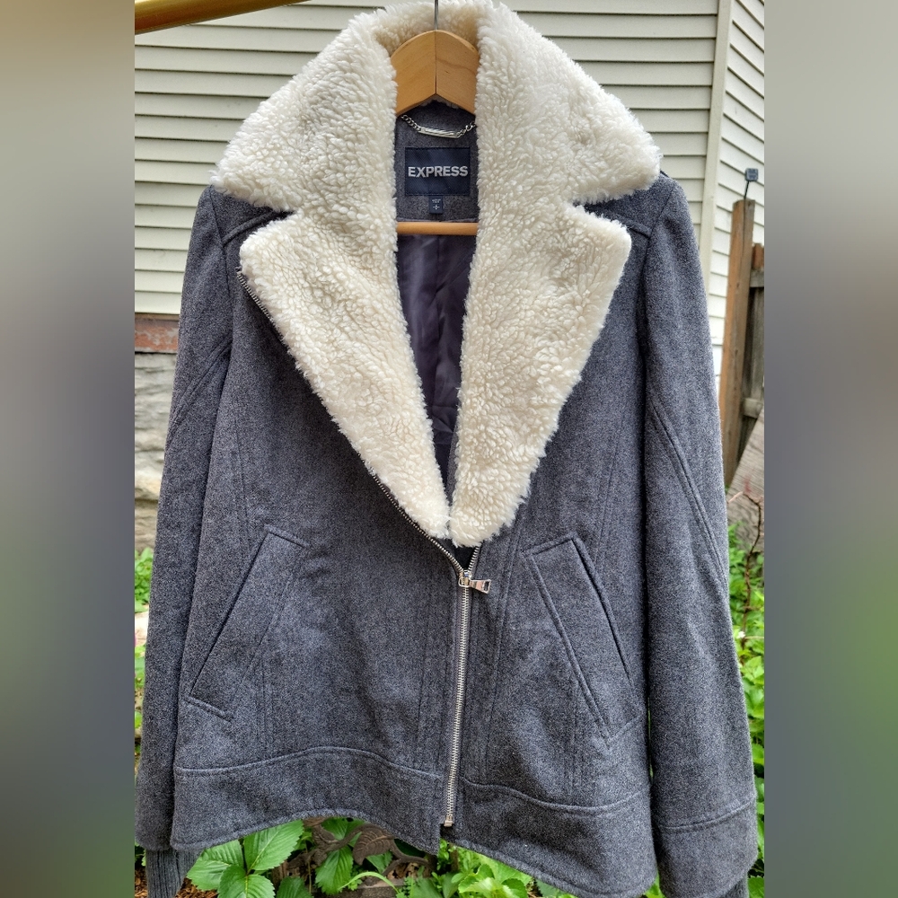 EXPRESS Women's Wool Blend Jacket Small